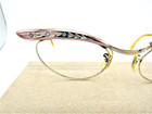 Vintage Rare Amrican Optical Ao 12k Gf Cat Eye Unique Design Eyeglasses