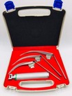 Mccoy Flexi Tip Fiber Optic Led Laryngoscope Set Blade  2  3  4 Medium Handle