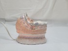 Vintage 1988 Enesco Baby Elephant Sleeping In Cradle Ceramic Night Light