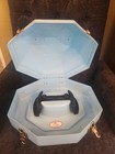 Western Cowboy Hat Can Hard Shell Plastic Carrier Blue Hammer Plastics