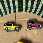 Tyco Jeep Cj Snake Track Nite Glow Slot Car Set Complete W Box Untested