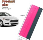 2-in-1 Vinyl Squeegee Tool With Ruler soft Felt Squeegee For Vinyl As Wallpaper
