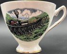 Mt  Washington Cog Railway Tea Cup   Saucer By Jonroth England