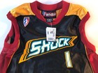 Rare Detroit Shock Wnba  1 Basketball Jersey Youth Medium mwt new free Shipping