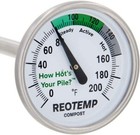 Reotemp Backyard Compost Thermometer - 20 Inch Stem  With Pdf Composting Guide