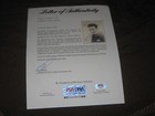 Harold Lloyd Signed 6 1 2 8 1 2 Photo Psa dna