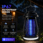 Cordless Bug Zapper Outdoor 4200v Ip67 Waterproof Rechargeable Mosquito Lamp