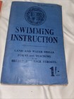 2 Vintage Swimming Books  1940s  Swimming Instruction   Strokes  London