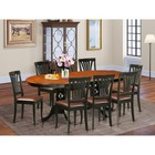 9  Pc  Dining  Room  Set-dining  Table  With  8  Wooden  Dining  Chairs