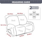 Split Recliner Sofa Cover Elastic Armchair Covers Solid Color Chair Slipcovers