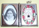 Saint Therese Of Lisieux With Virgin Mary Relic Locket--beautiful 