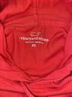 Women Vineyard Vines Hoodie Shirt Long Sleeve Cotton Pullover Logo Pink Xs