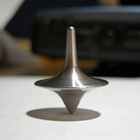 Silver Spinning Top portable Precision Metal Spinner Top Premium Exquisite Perfe