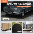 Vevor Diamond-plate Rubber Flooring Roll 3mm X 4ft X 8ft Garage Floor Mat Sbr