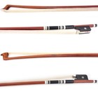 D  Peccatte Copy Master Pernambuco Viola Bow Ebony Parisan Eye Frog Silver Stiff
