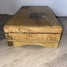 Vintage Nautical Symbol Wooden Trinket Box