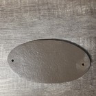 Beware Of Dog Oval Plaque  Cast Iron Sign Rustic Fence Wall Decor Kennel  7 5 