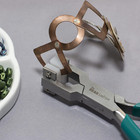 The Beadsmith Metal Bending Pliers     Pliers With Curved Nylon Jaws For Bracelet 