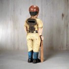 Baseball Slugger Cast Iron Coin Bank