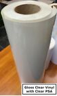 3mil Gloss Clear High-tack Permanent Self-adhesive Sticker Vinyl Solvent   Latex