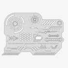 Tech Maker  1 - Reusable Airbrush Stencil Template