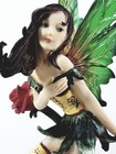 10  Inch Beautiful Sexy Fairy With Rose Statue Figurine In Rose Garden 91249 