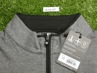 Footjoy Mens Lightweight Quarter-zip Golf Pullover Heather Charcoal Large 28233