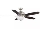 Southwind Ii 52 In  Indoor Led Brushed Nickel Ceiling Fan With Light Kit