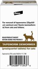 Tapeworm Dewormer  praziquantel Tablets  For Cats And Kittens 6 Weeks And Older 
