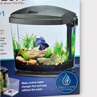 Aqueon Bettabow 1 Quick Clean Betta Bowl Aquarium Kit Black  1 Gallon  Fish Tank