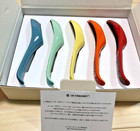 Le Creuset Rainbow Soup Chinese Spoon Set 5   Asia Limited Kiwi Dijon Nib Stone