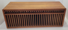 Kalmar Designs Mcm Vintage Teak Wood 30 Slot Cd Holder Cabinet Eject Buttons