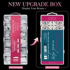500pcs Clear False Nails Tips Half Cover Lady French Style Acrylic Artificial   