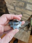 Sterling Silver Turquoise Cluster Statement Ring Native American Green Sz  8