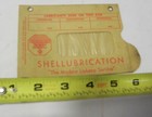 Vintage 1930s Shell Lubrication Gas Station Service Envelope Collectible  Rare