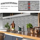 3d Faux Brick Wall Panel  10-sheet Peel And Stick Tiles  12 x12   Small Size 