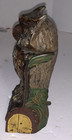 Vintage J e  Stevens Mechanical Owl Bank