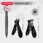 Bioudell 2pcs Ingrown Toenail Treatment Kit With Wide Jaw Nail Black2