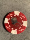 Harley-davidson Poker Chip Fairbanks Alaska Farthest North Outpost Red white