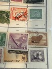 Misc Stamp Page Collection Chile Costa Rica San Marino Peru Argentina Lot