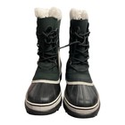 Sorel Caribou Women   s Waterproof Mid Calf Snow Boots Black Stone Size 11