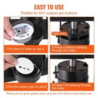 Vevor Button Maker Machine Pin Badge Maker 1  1 25  2 28  3-in-1 300button Parts