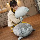 Soft Blob Seal Pillow Trendy Large Chubby Stuffed Animal Plush Toy Pp Cotton