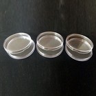 10pcs 40mm Clear Round Plastic Coin Capsule Container Storage Box Holders Cases