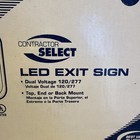 New Lithonia Lighting 210lan Led Illuminated Exit Sign Exr Led M6 Red W Lamp Nib