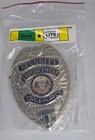 New In Packaging Security Enforcement Officer Badge Nos Silver  Tone Best Lite