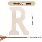 17 Inch Diy Large Wooden Alphabet Letter unfinished Wooden Letters For Home W   