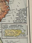 Antique 1901 Map Of United States Acquisitions 14   x11   