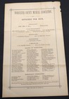 Worcester Massachusetts - 18th Annual Festival Program 1875 - 150 Years Old 