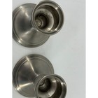 Web Pewter Weighted Candle Holders Pair 4 5 Inch Vintage Taper Candlesticks